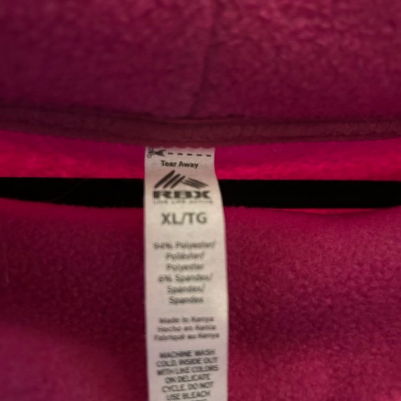 Reebok Women's Vibrant Pink Fleese Cowl Neck Sweater- so cozy!! - Picture 2 of 3